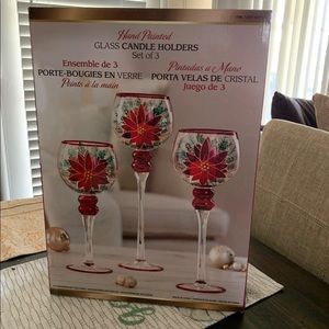 Christmas candle holders